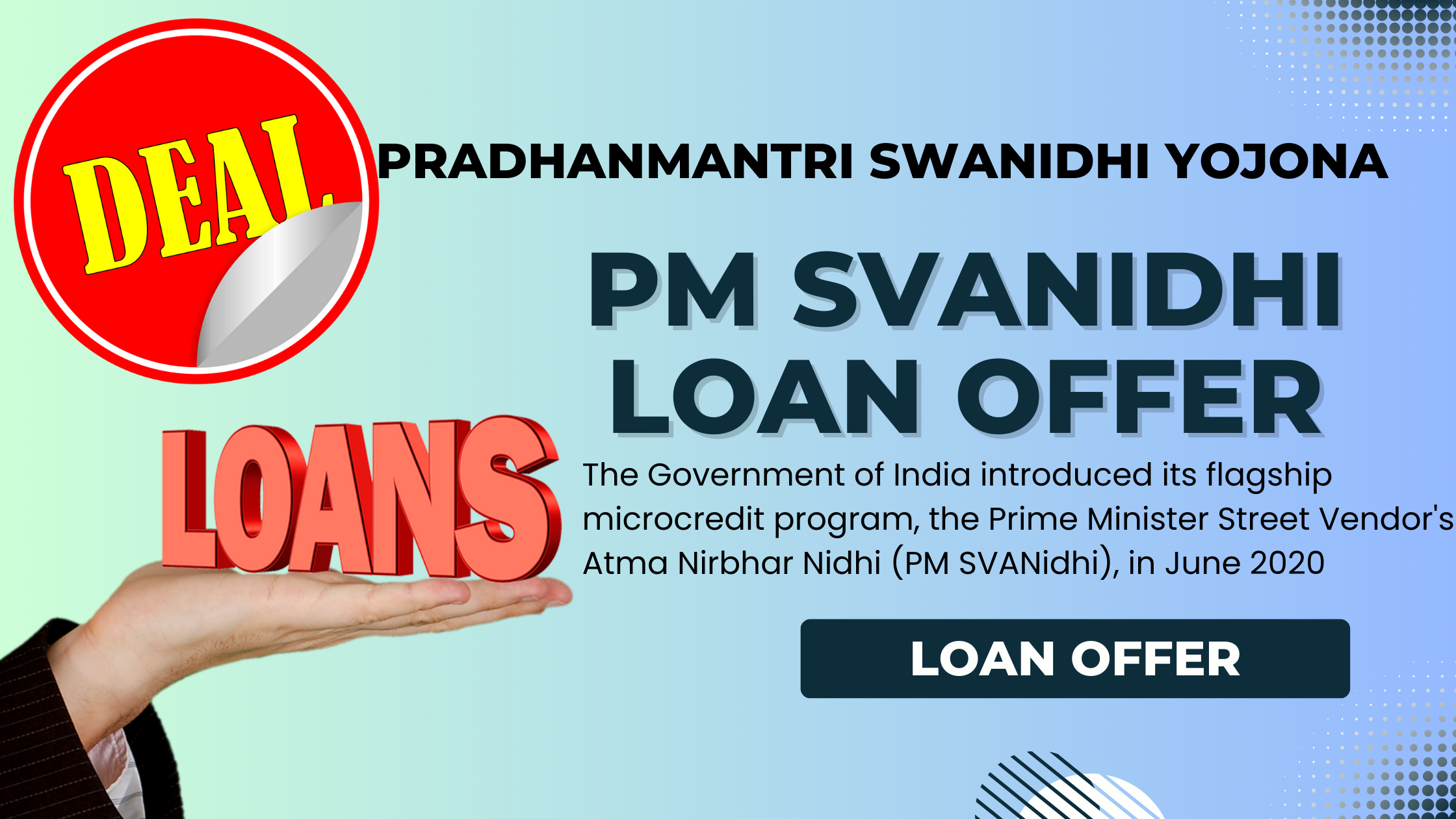 PM SVANIDHI Loan 50000