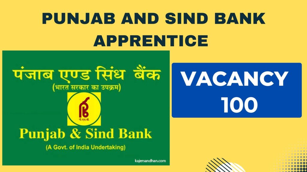 Punjab and Sind Bank Recruitment 2024 Qualification