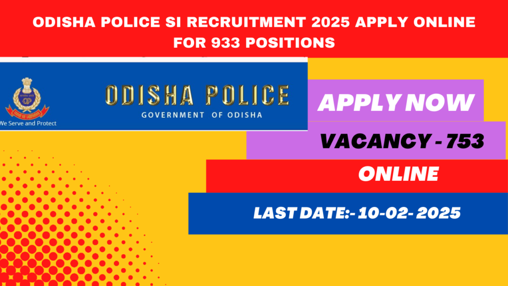 Odisha Police Recruitment 2025