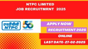 NTPC Limited Job Openings 2025