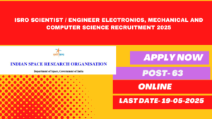 Indian Space Research Organization (ISRO) | Centralized Recruitment Board (ICRB)