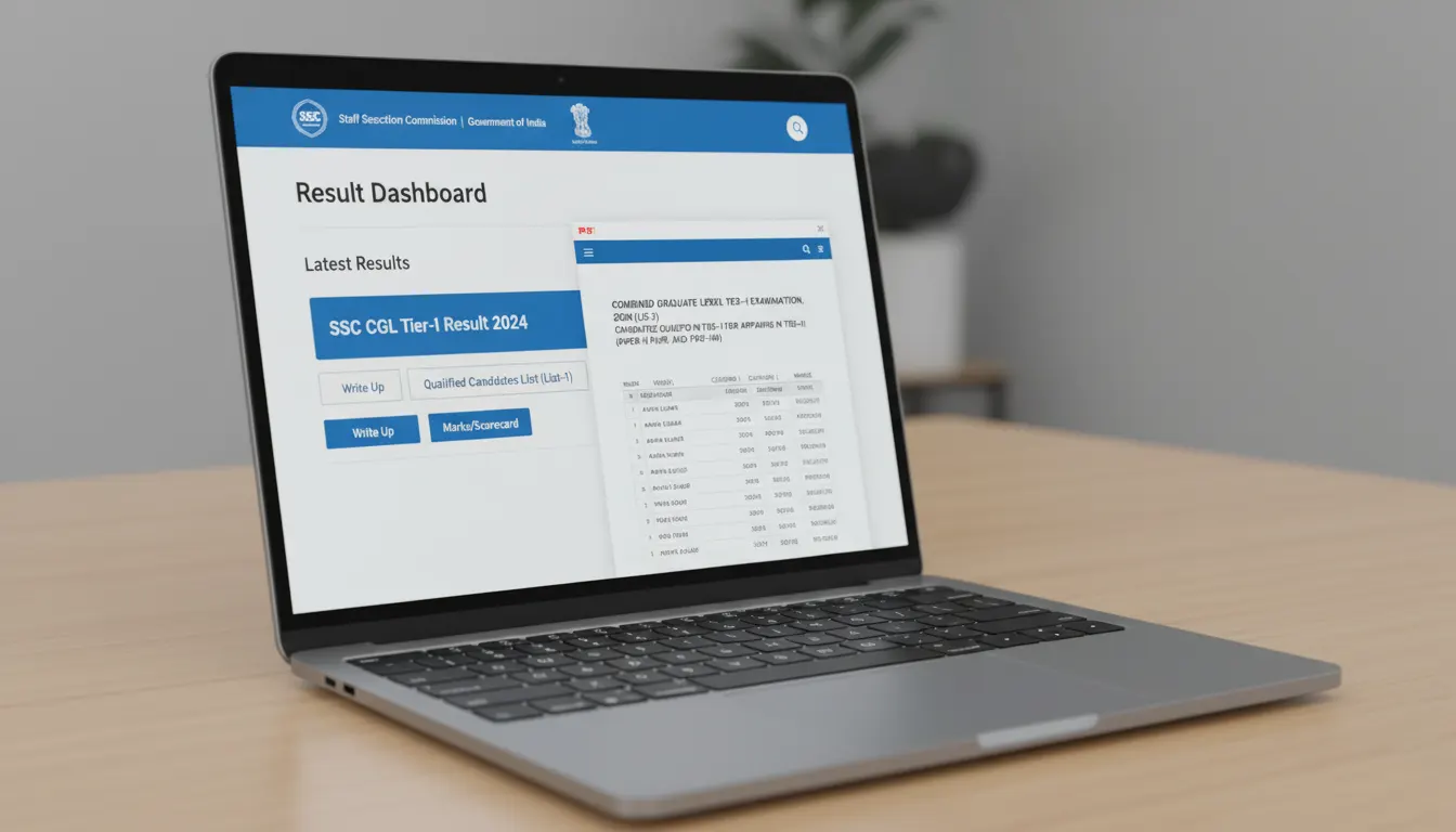 SSC CGL Tier-I Result 2025