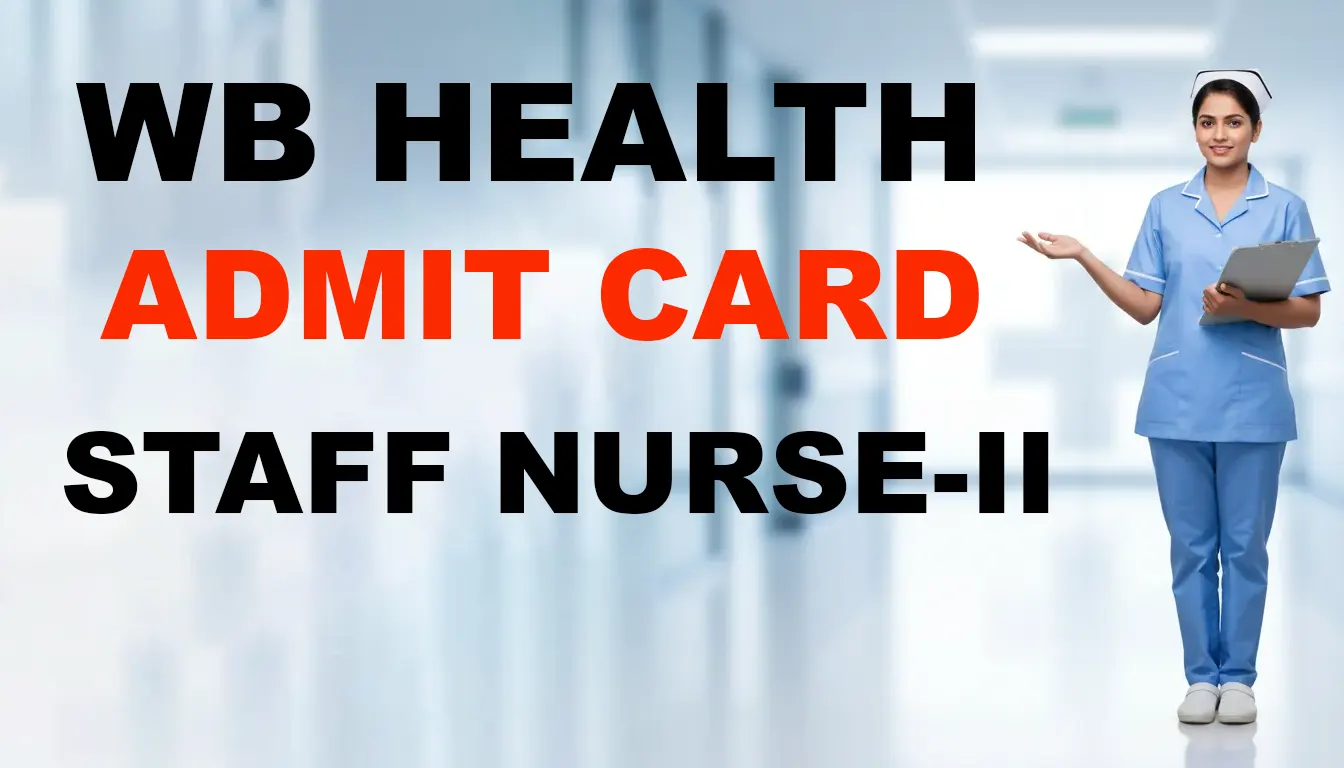 Staff Nurse Admit Card 2025